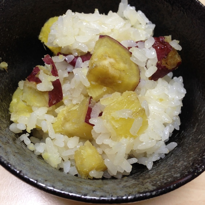 炊飯器で作る!!さつまいもおこわ